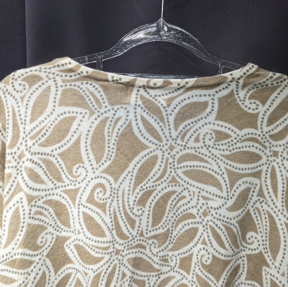 Studio Works Abstract Print Scoop Neck Sweater Sz 3X - Picture 7 of 11